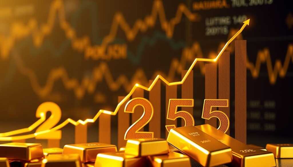 Gold price prediction chart